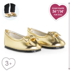 Corolle Ballerines dorées pour poupée ma New