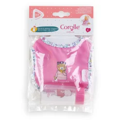 Corolle Bavoir Rose et Biberon Magique pour grand poupon 36/42 cm Outlet