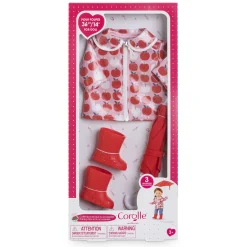 Corolle Coffret Jour de Pluie & Accessoires pour poupée ma Discount