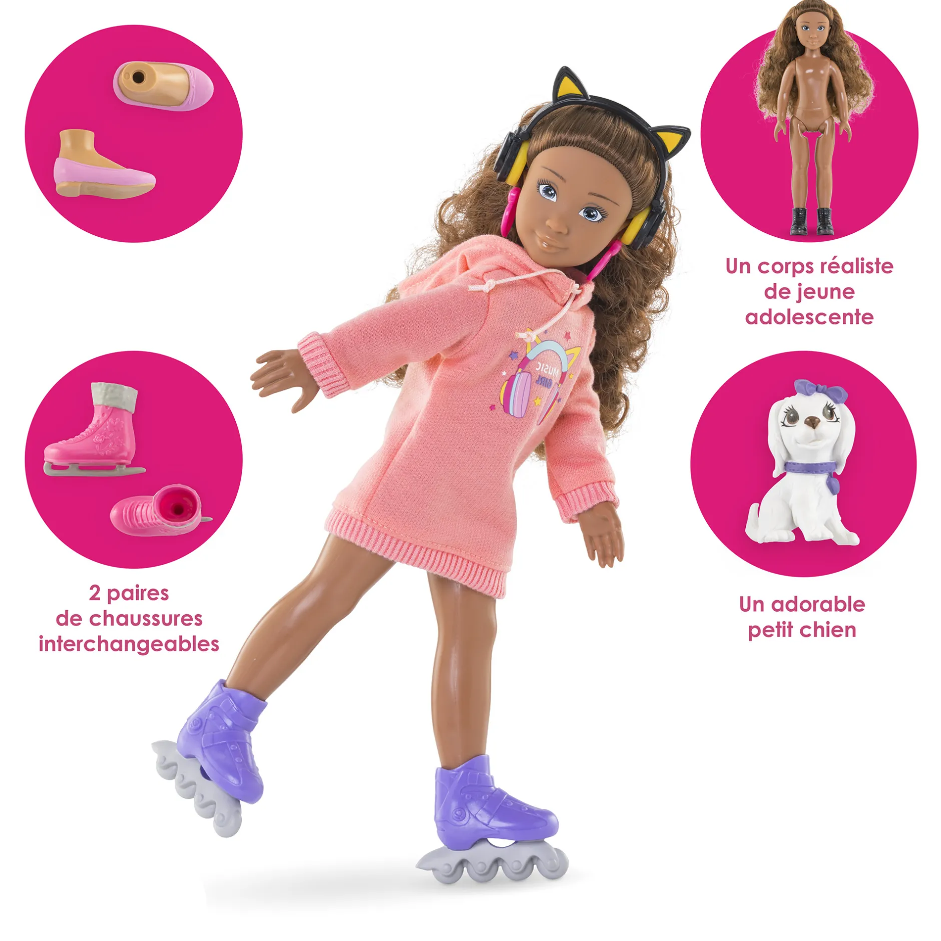 Corolle Coffret Poupée Girls Melody Music et Mode Sale