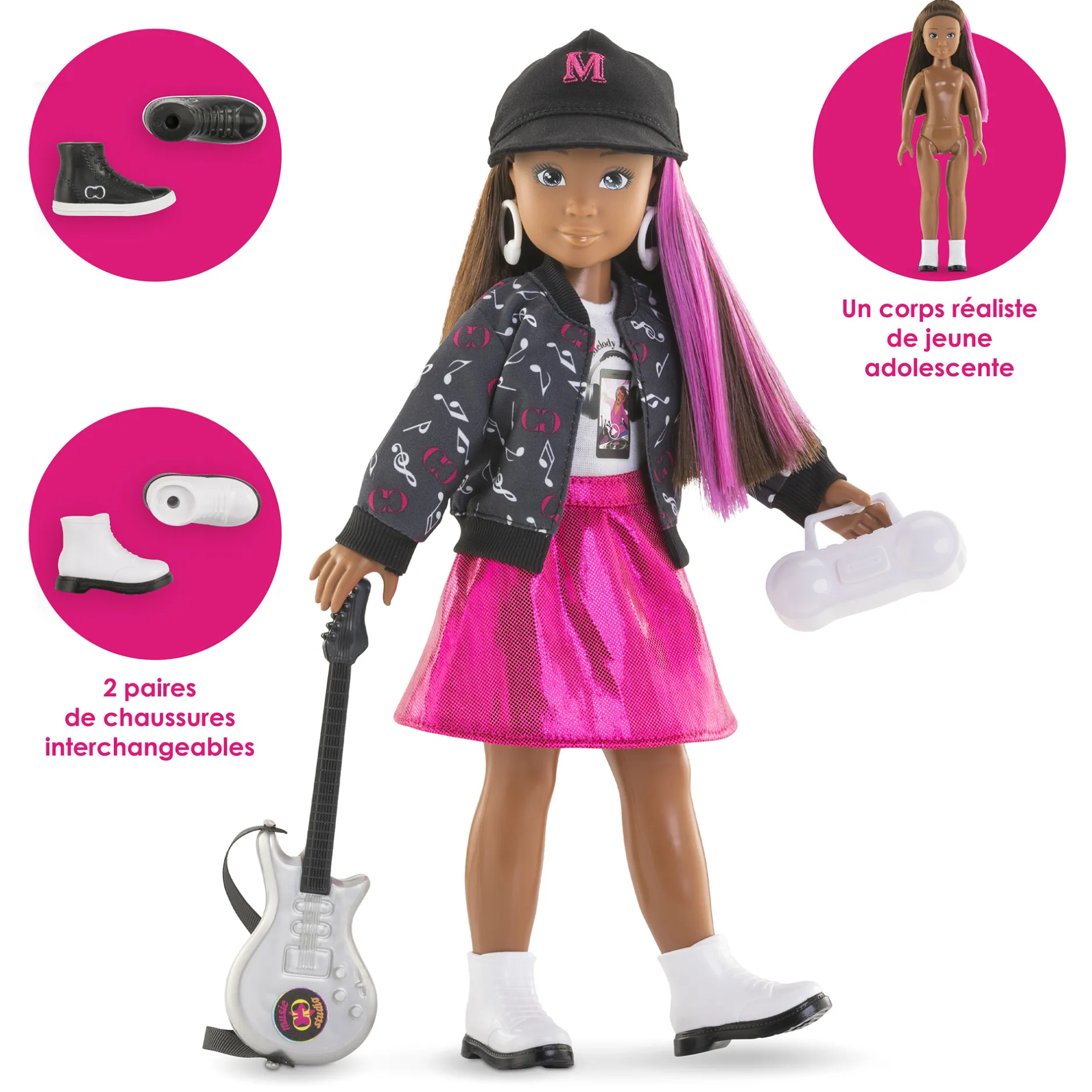 Corolle Coffret poupée Girls Melody Music Studio Online