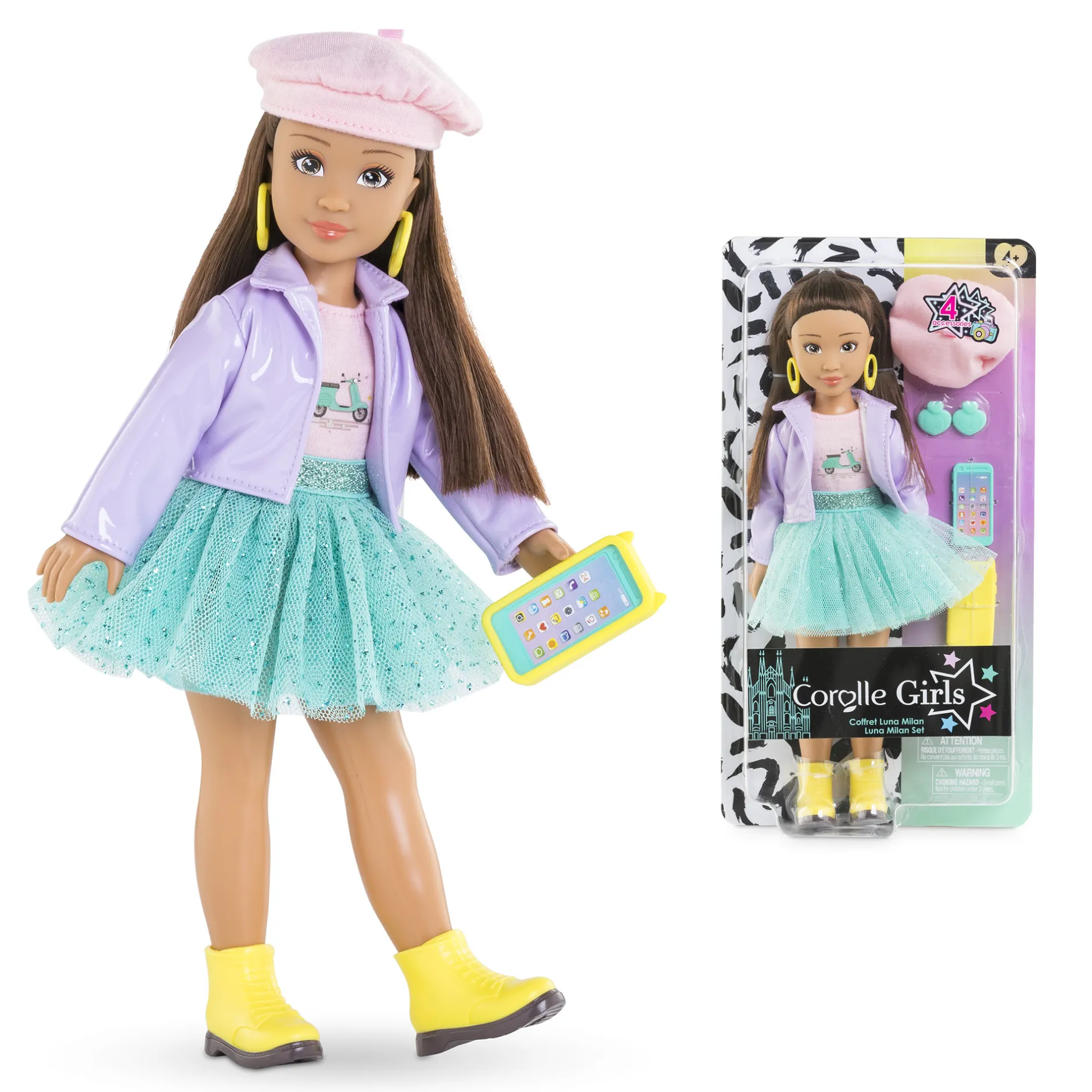 Corolle Coffret Poupée Girls Luna Fashion Week Milan Discount