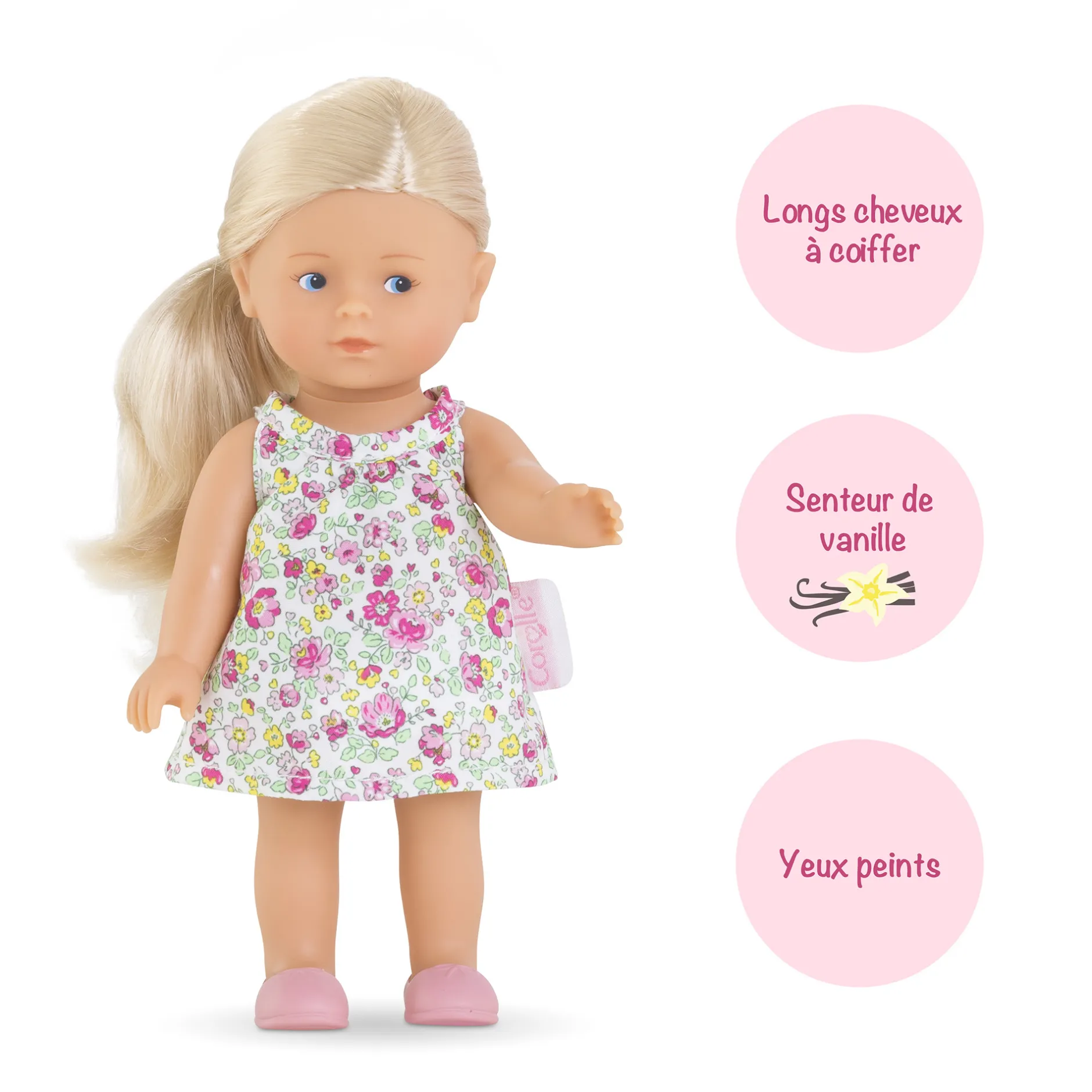 Corolle Coffret Poupée Mini Corolline Mini Monde de Rosy Hot