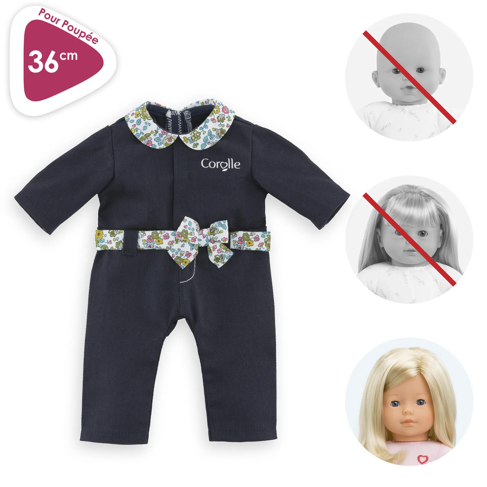 Corolle Combinaison Marine pour poupée ma New