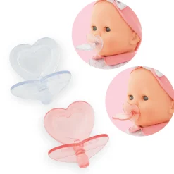 Corolle Couffin Tressé Peluche Rose et Tétines Discount