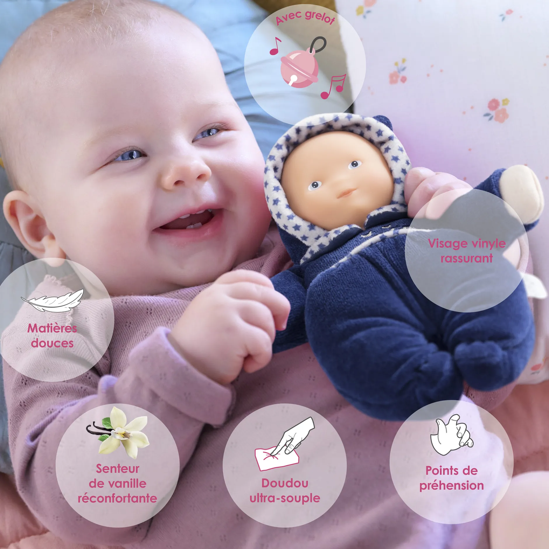 Corolle Doudou Babidoux Marine Rêves d'Étoiles Best