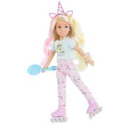 Corolle Ensemble Accessoires Coiffure Arc-en-ciel pour poupée Girls