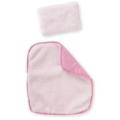 Corolle Ensemble Couffin Peluche Rose pour poupon de 36 et 42 cm New