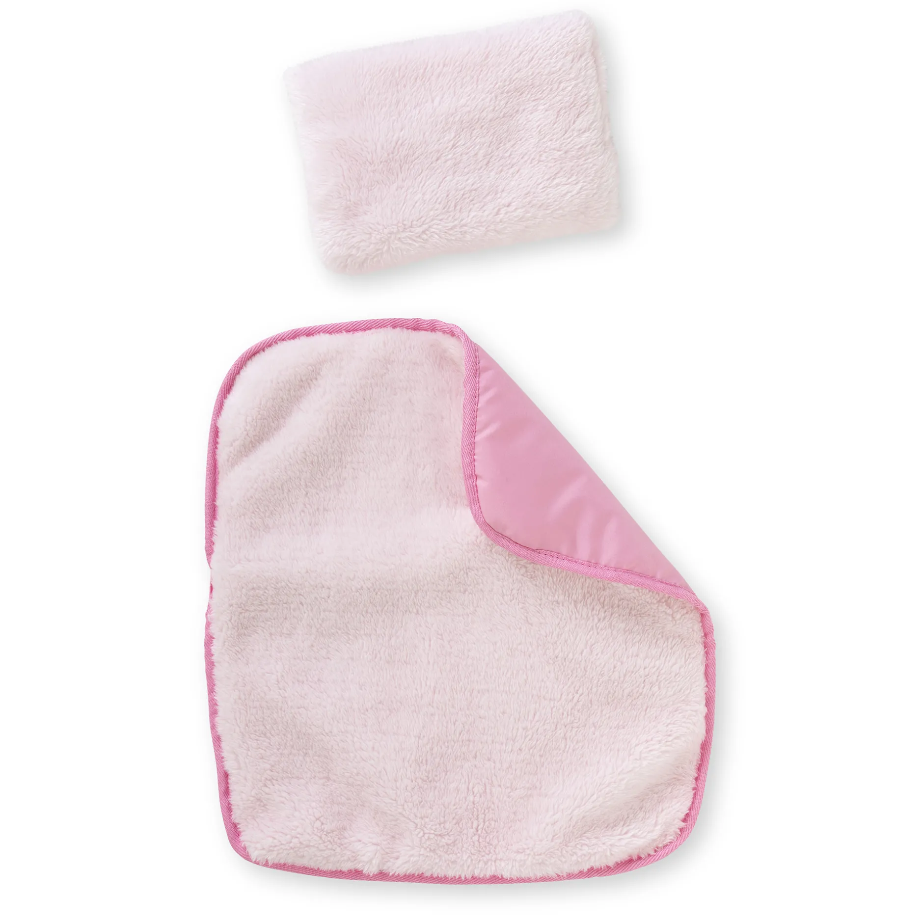 Corolle Ensemble Couffin Peluche Rose pour poupon de 36 et 42 cm New