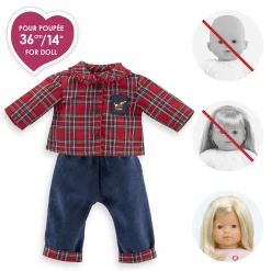 Corolle Ensemble Homewear 2 pièces en Fêtes pour poupée ma Outlet