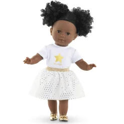 Corolle Ensemble Jupe & T Shirt Ivoire et Or pour poupée ma Discount