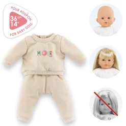 Corolle Jogging Beige pour poupon 36 cm