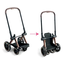 Corolle Landau 3 en 1 Cybex Priam Noir pour poupon 36 / 42 / 52 cm