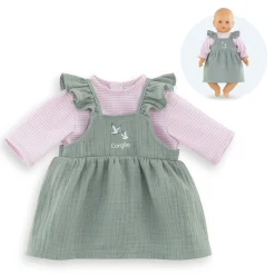 Corolle Lila Chérie se balade en Poussette Canne Sauge Best