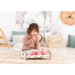 Corolle Lit en Bois pour poupon 30 et 36 cm Outlet