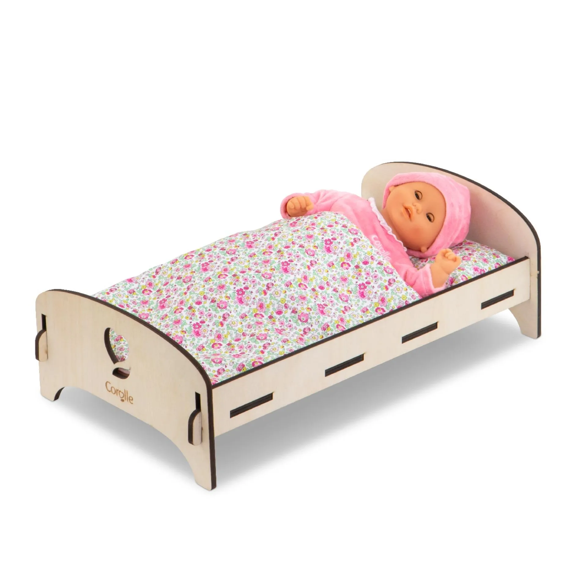Corolle Lit en Bois pour poupon 30 et 36 cm Outlet