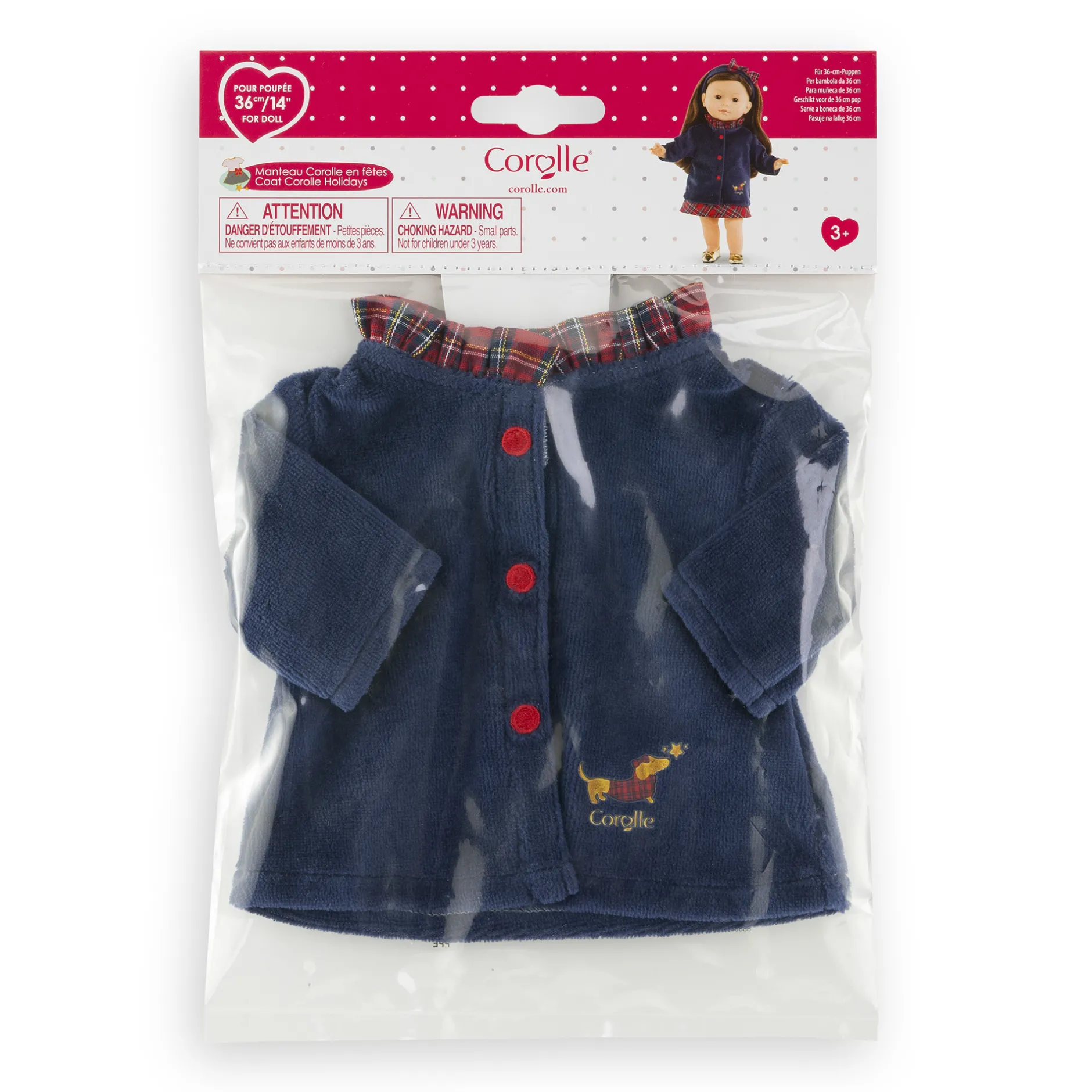 Corolle Manteau en Fêtes pour poupée ma