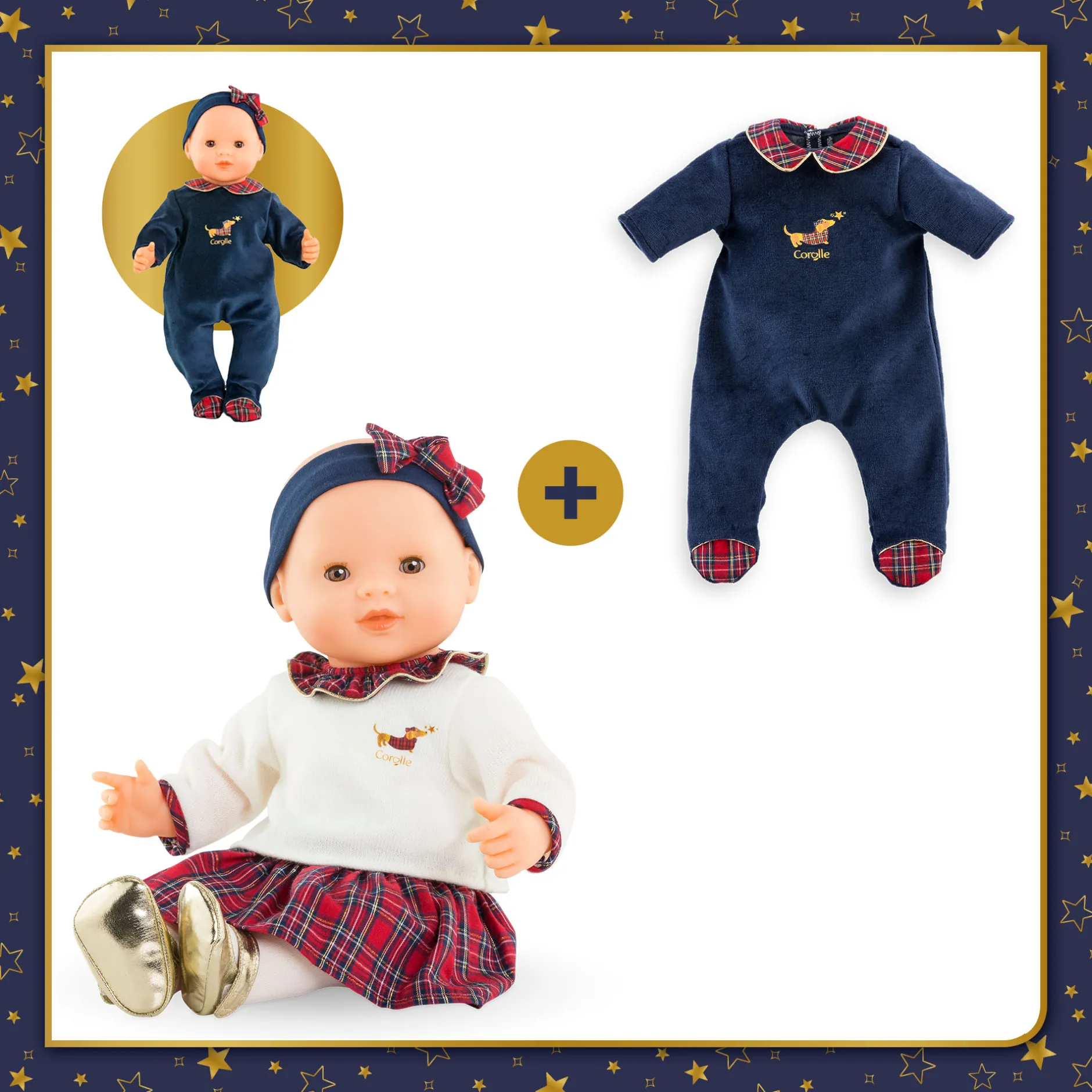 Corolle Mon Grand Poupon Suzanne et Pyjama en Fêtes Clearance