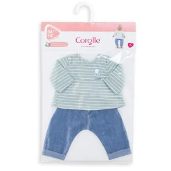 Corolle Pantalon et Marinière Bords de Loire pour poupon 36 cm Discount