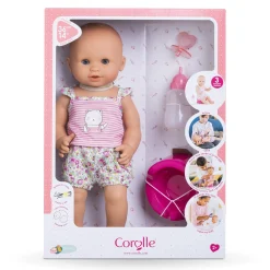 Corolle Poupon Emma fait pipi et Baignoire