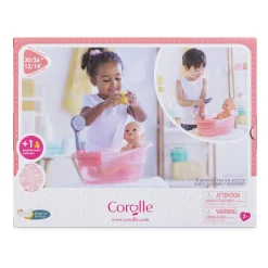 Corolle Poupon Emma fait pipi et Baignoire