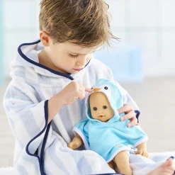 Corolle Poupon Paul fait pipi et Cape de Bain Pingouin Clearance