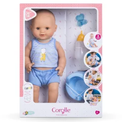 Corolle Poupon Paul fait pipi et Cape de Bain Pingouin Clearance