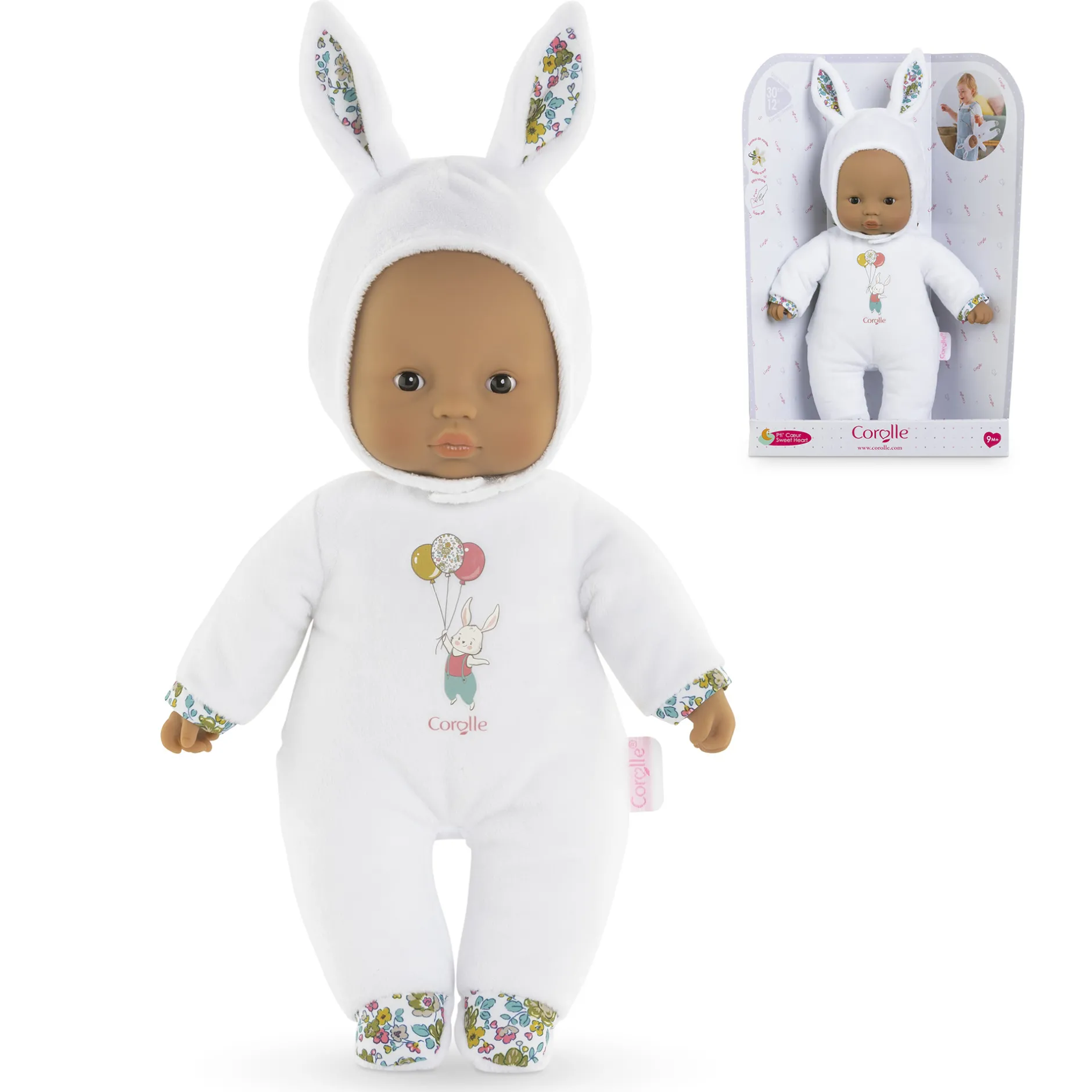 Corolle Poupon Pti'Cœur Lapin Blanc Best