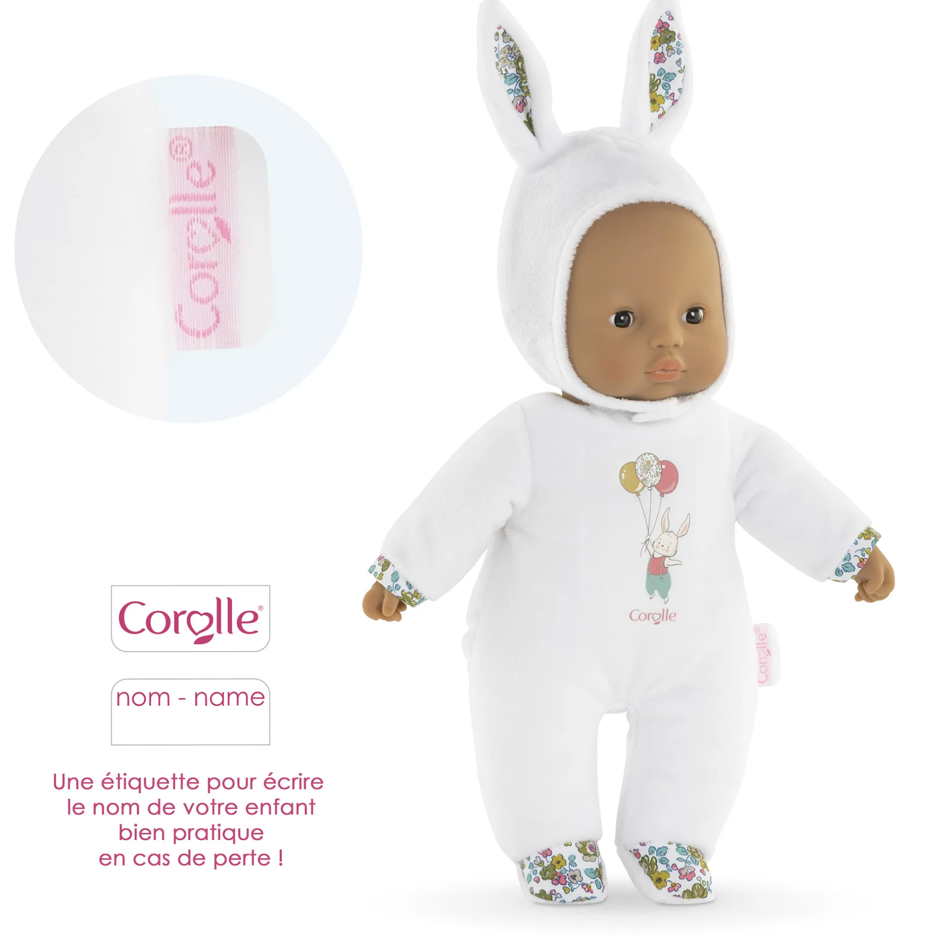 Corolle Poupon Pti'Cœur Lapin Blanc Best