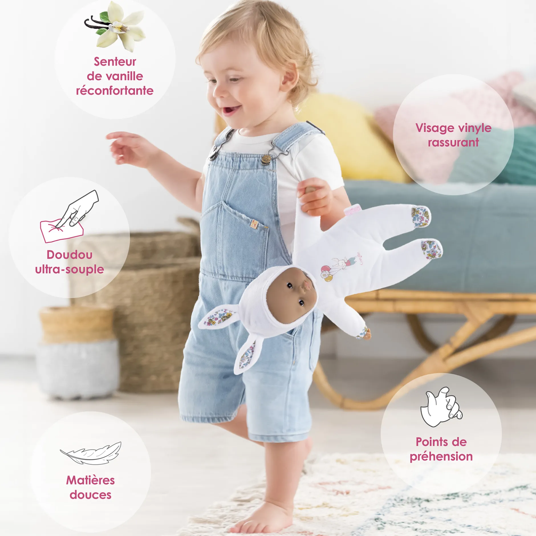 Corolle Poupon Pti'Cœur Lapin Blanc Best