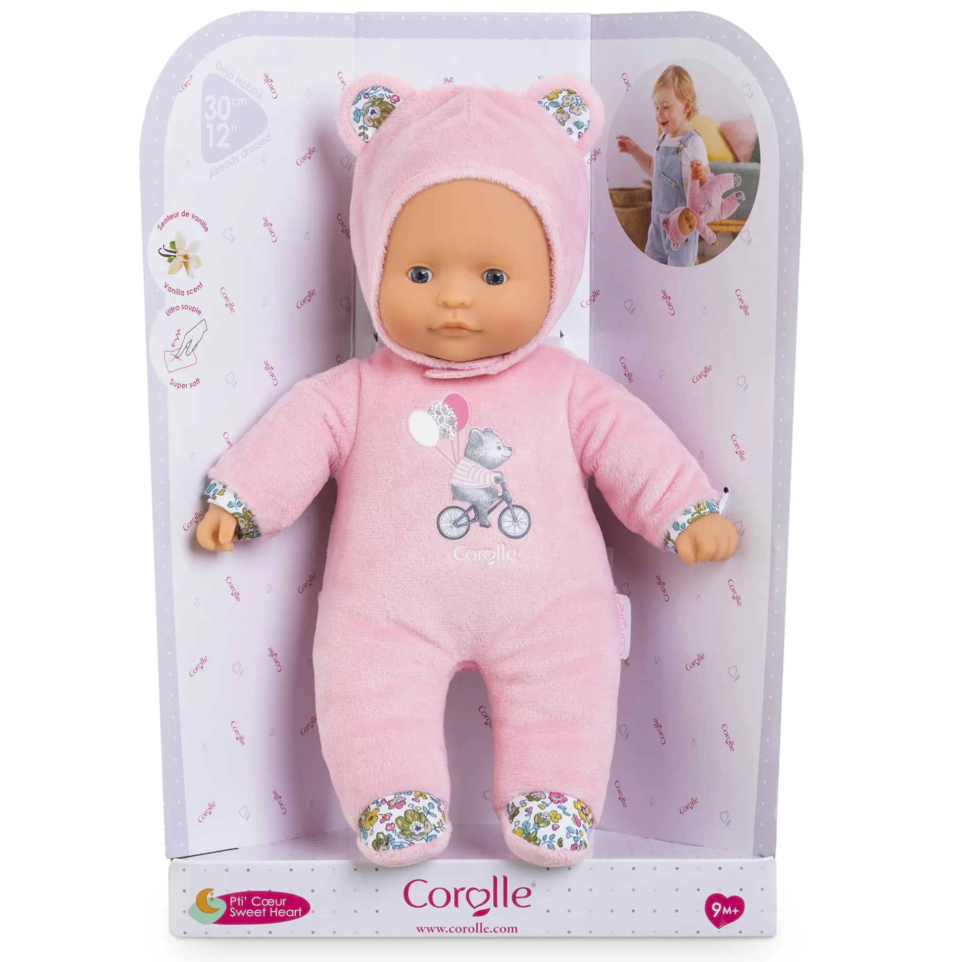 Corolle Poupon Pti'Cœur Ours Rose Online