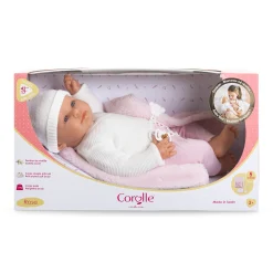 Corolle Poupon Rose et Porte-Poupon Cybex Noir New