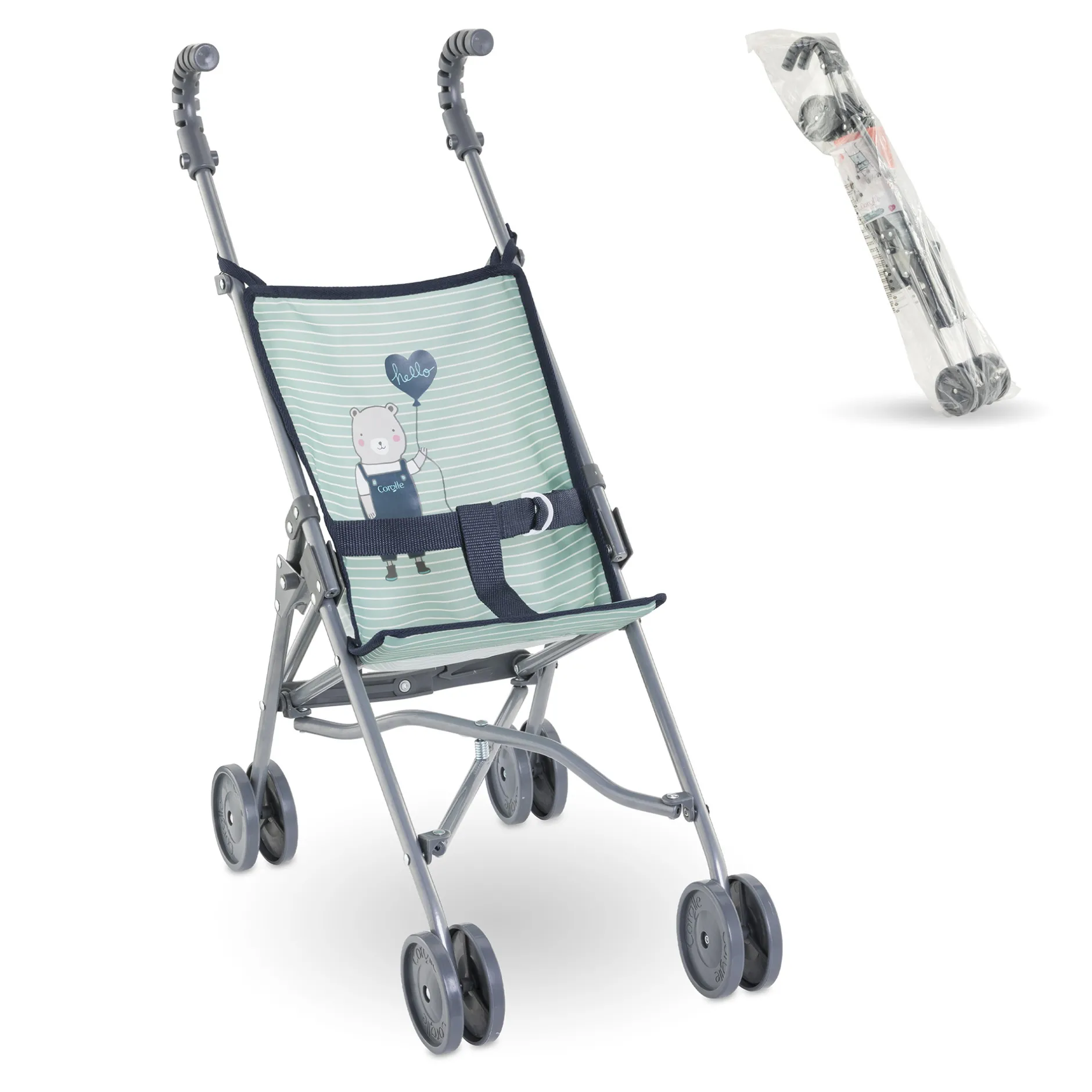 Corolle Poussette Canne Sauge pour poupon 36/42/52 cm Discount