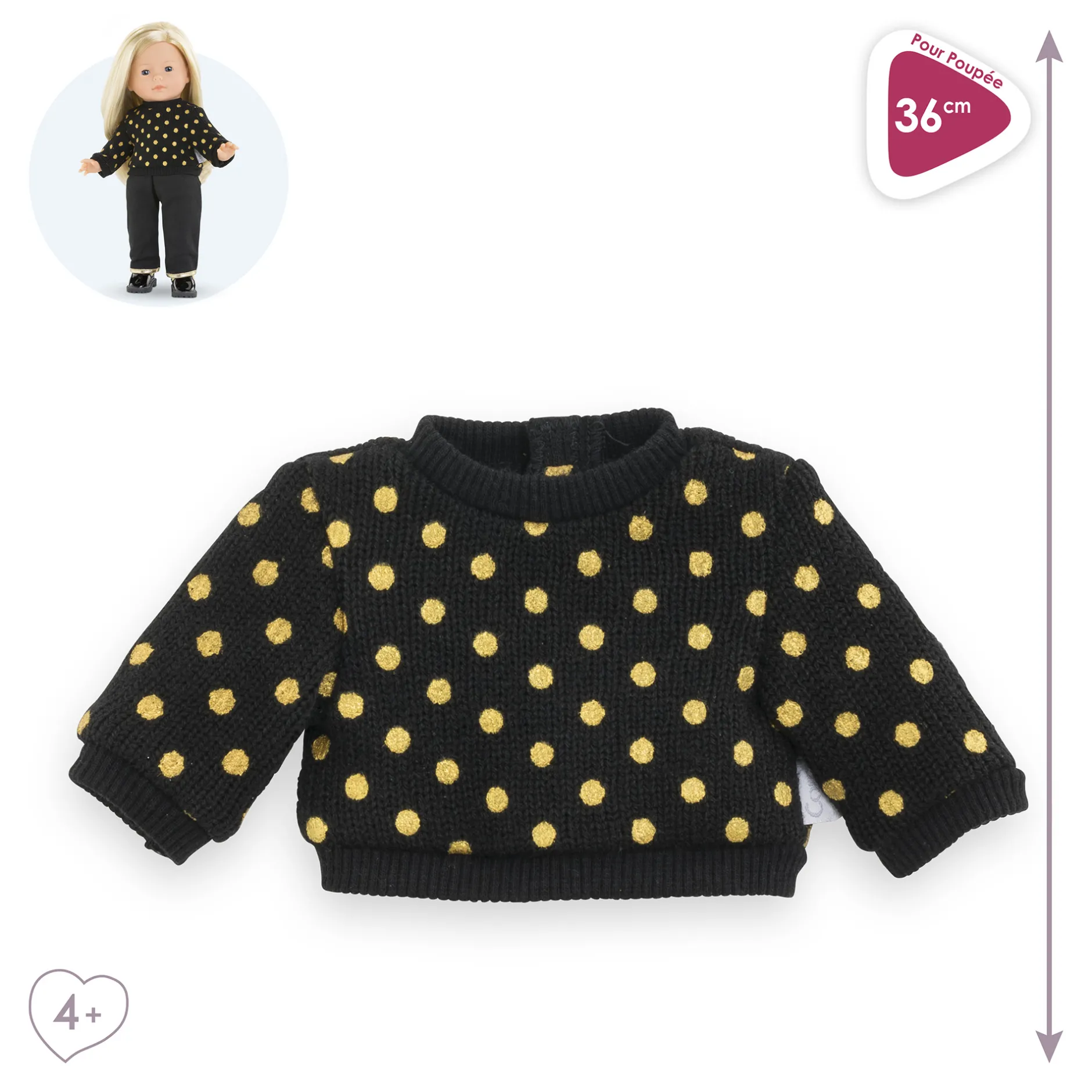 Corolle Pull Couture pour poupée ma New