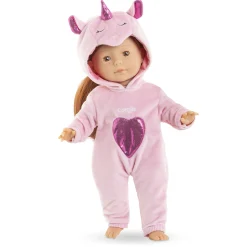 Corolle Pyjama Licorne Rose pour poupée ma New