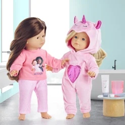 Corolle Pyjama Licorne Rose pour poupée ma New