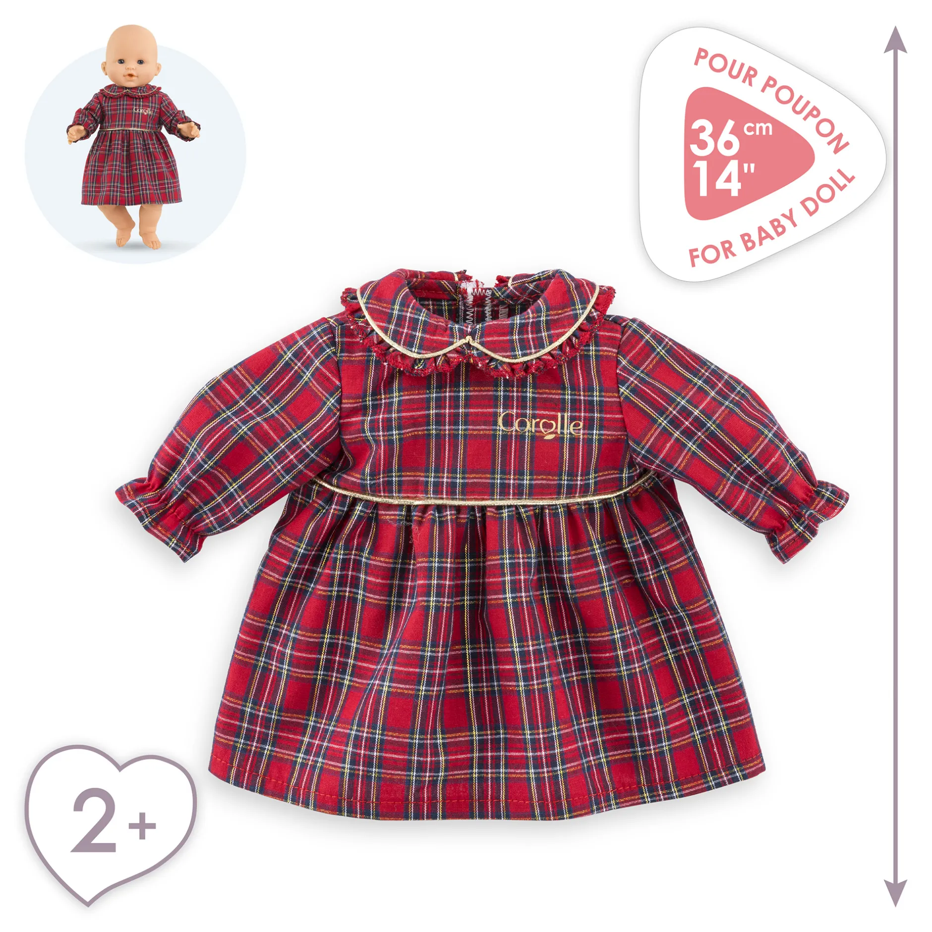 Corolle Robe en Fêtes pour poupon 36 cm Best
