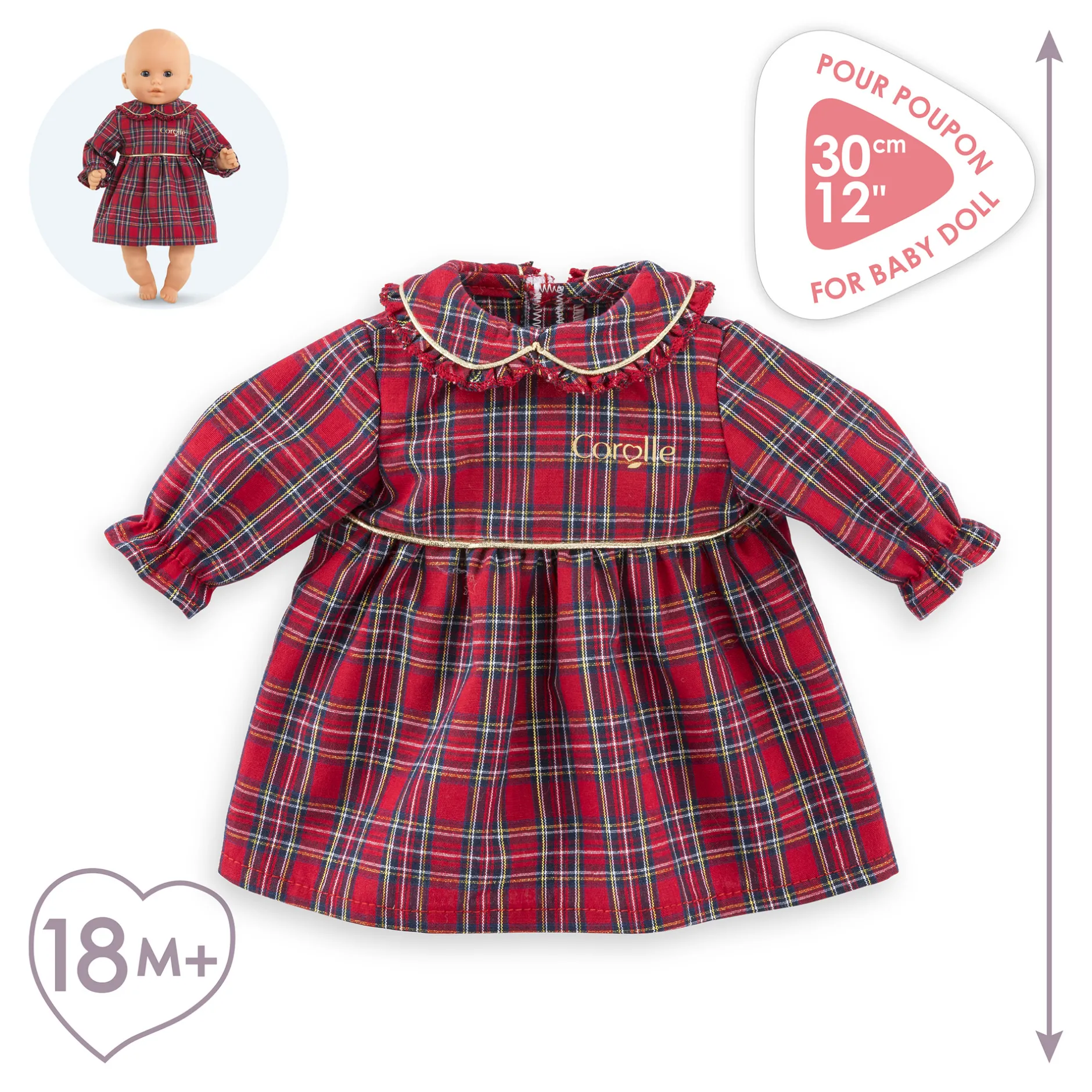 Corolle Robe en Fêtes pour poupon 30 cm New
