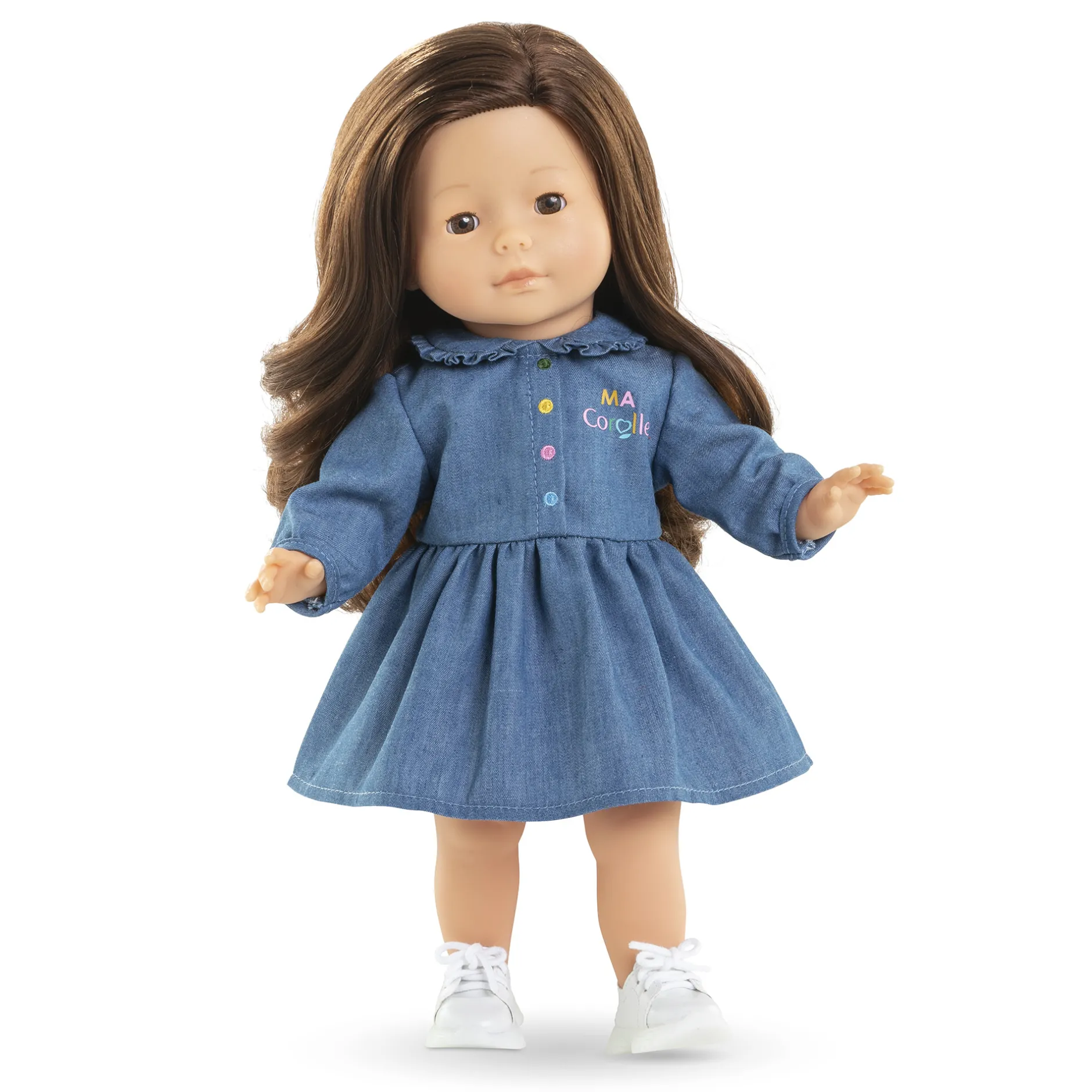 Corolle Robe Denim Manches Longues pour poupée ma New