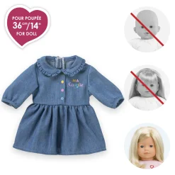 Corolle Robe Denim Manches Longues pour poupée ma New