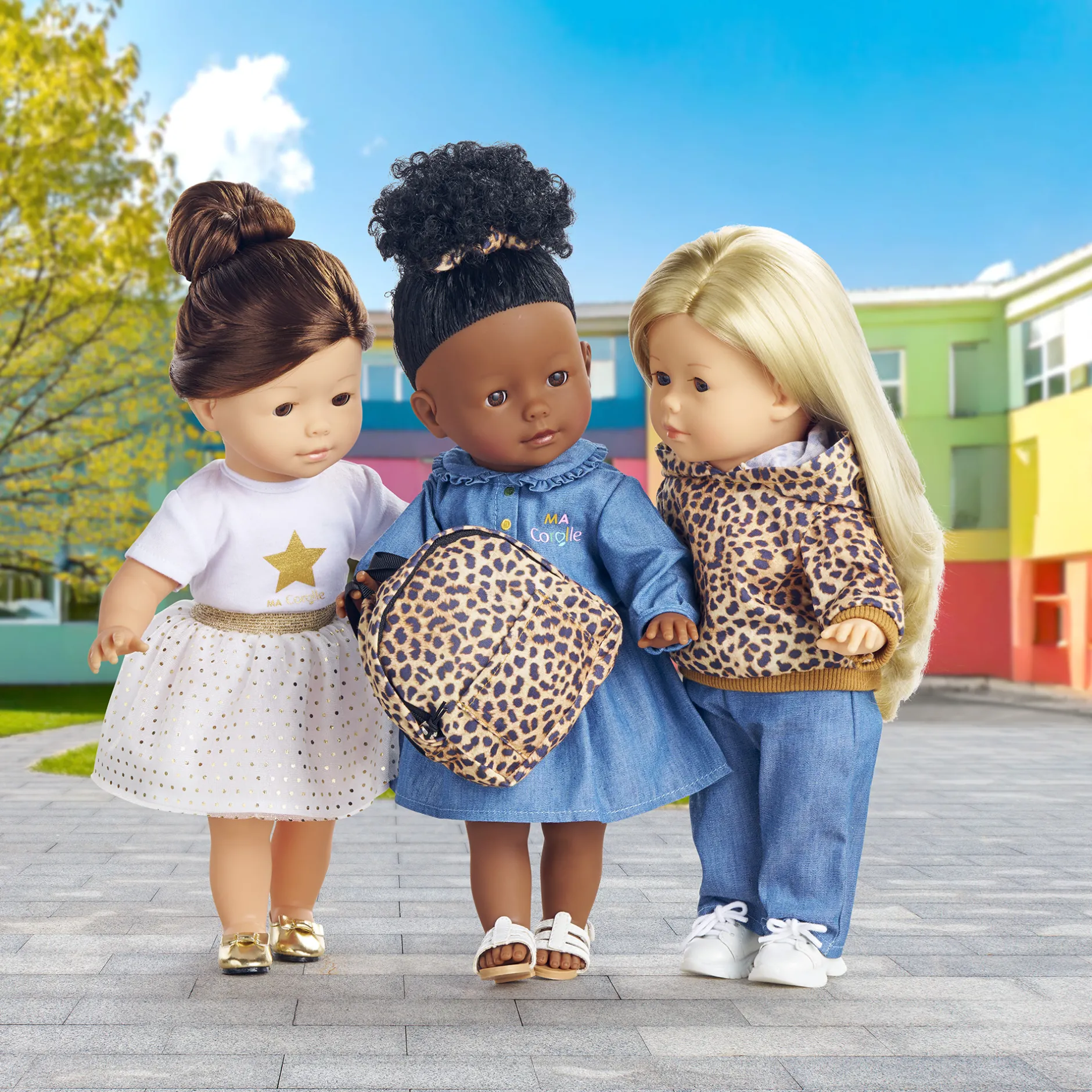 Corolle Sac à dos Léopard pour poupée ma Outlet