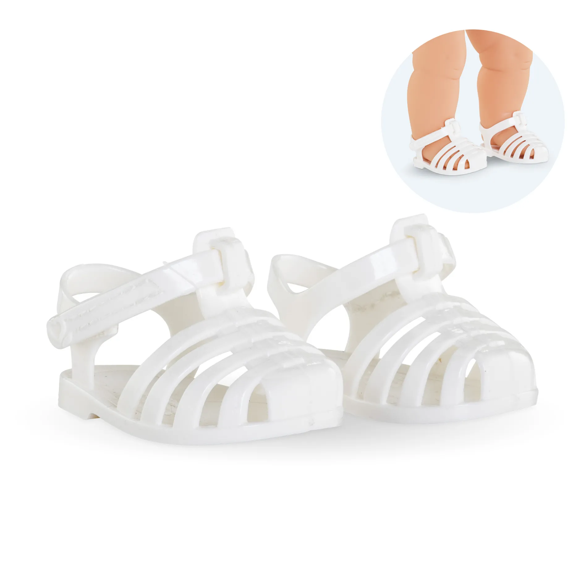 Corolle Sandales Blanches pour poupon 36 cm