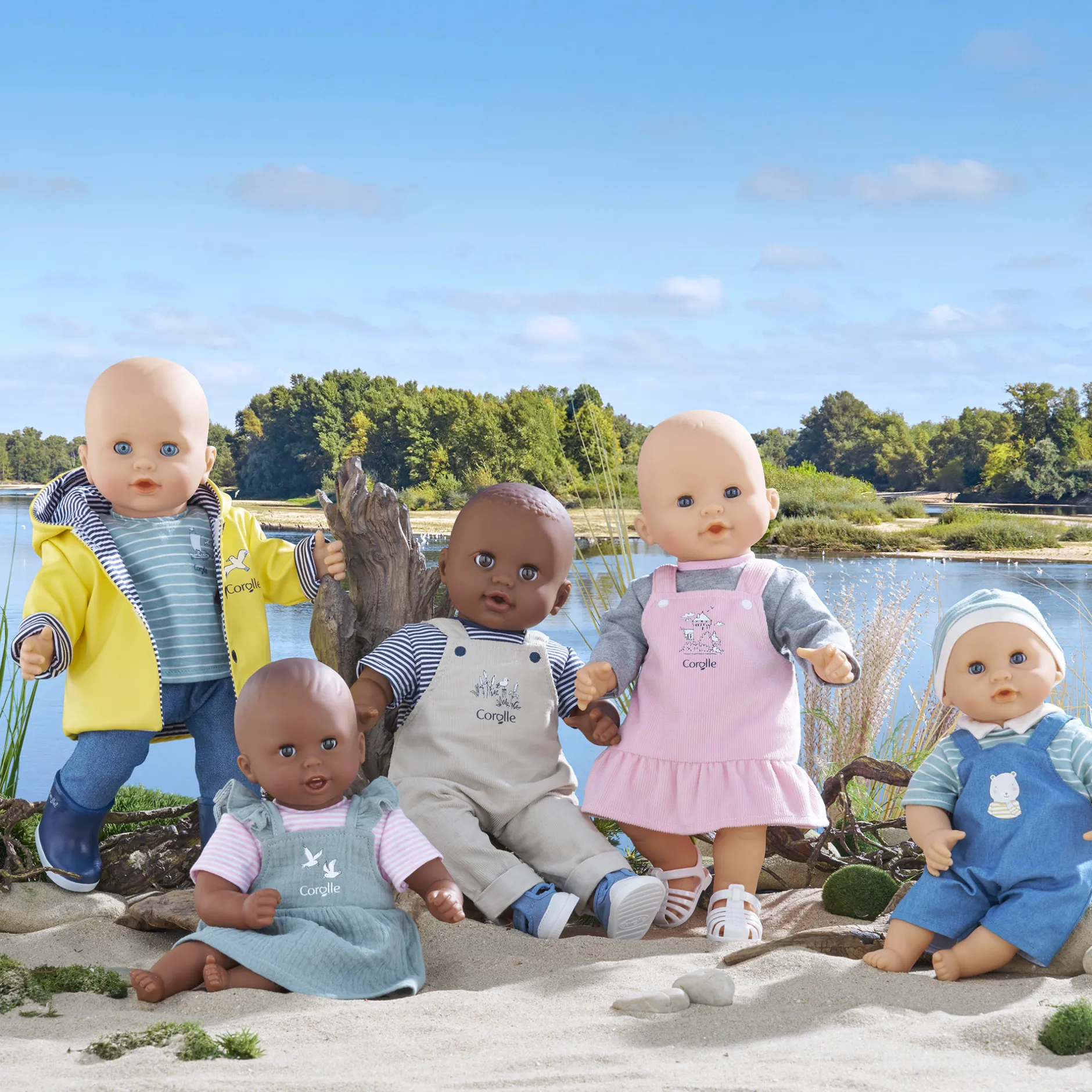 Corolle Sandales Blanches pour poupon 36 cm