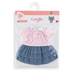 Corolle T-Shirt et Jupe à volants Week-end à Paris pour poupon 36 cm Discount