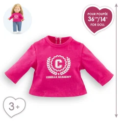 Corolle T-Shirt Fuchsia Academy pour poupée ma Hot