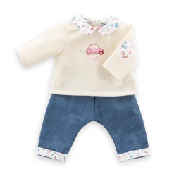 Corolle T-Shirt Manches Longues et Jean Week-end à Paris pour poupon 30 cm Clearance