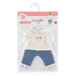 Corolle T-Shirt Manches Longues et Jean Week-end à Paris pour poupon 30 cm Clearance