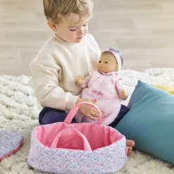 Corolle Turbulette Peluche Rose et Couffin Floral Online